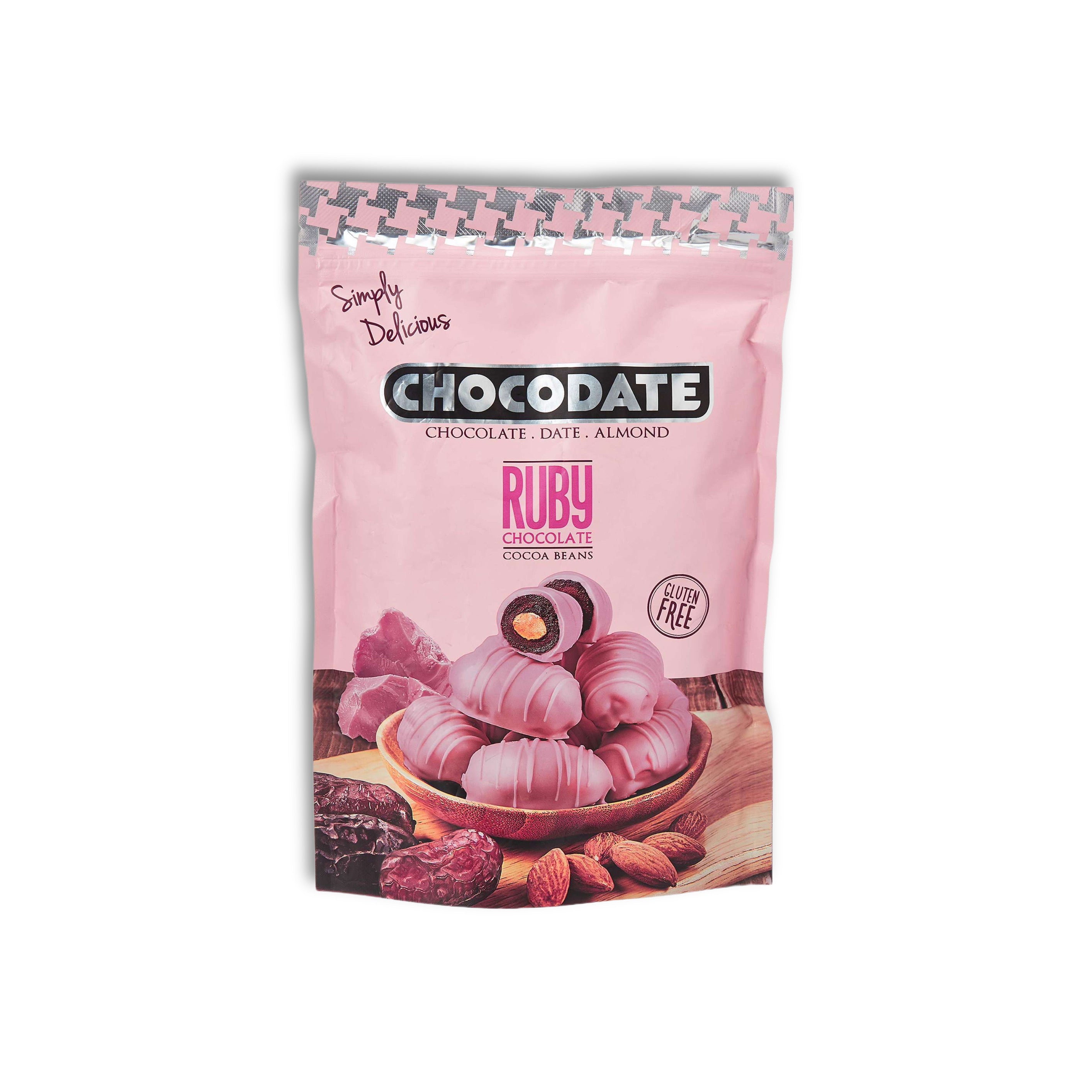 Dattes Enrobées - Chocolat Ruby